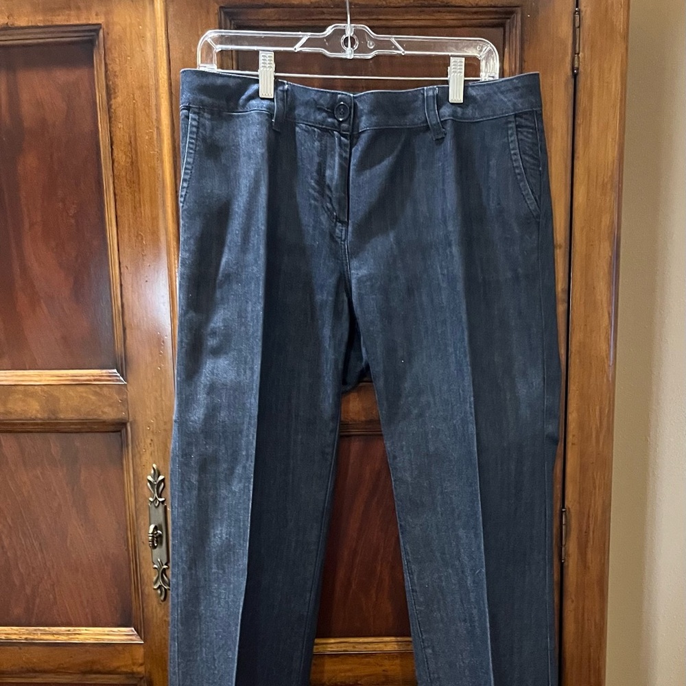 Talbots Signature Wide Denim Trousers